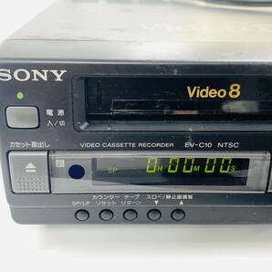 C653-Z9-497 SONY ソニー video8 ビデオカセットレコーダー 小型 8ミリビデオデッキ EV-C10 通電確認済み ノーマル8ミリ専用 映像機器 ④の画像7