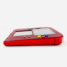 H617-Z13-221 Nintendo ニンテンドー 2DS ポケットモンスター 赤 限定パック 箱付き FTR-001 本体 ゲーム機 玩具 おもちゃ ④_画像4