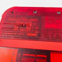 H617-Z13-221 Nintendo ニンテンドー 2DS ポケットモンスター 赤 限定パック 箱付き FTR-001 本体 ゲーム機 玩具 おもちゃ ④_画像8