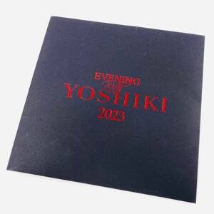 H678-Z15-178 ★ EVENING with YOSHIKI 2023 ディナーショー 記念グッズ スカーフ シルク×コットン X-JAPAN コレクション 未開封 限定 ④
