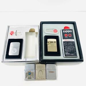 I624-1111 ▲ ■ zippo ジッポ オイルライター 5点セット 1994/1996/2002/2003/2006 火花有り 付属品付き ライター 喫煙具 ④