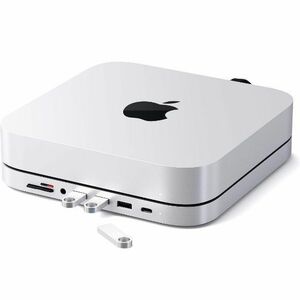 Satechi USB-C アルミニウム スタンド & ハブ (シルバー) Mac Mini対応 Apple