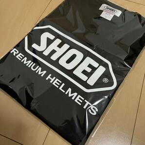 新品 SHOEI ショウエイ Tシャツ サイズL ブラック 株主優待品 送料無料の画像1