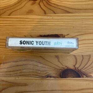 SONIC YOUTH Dirty カセットテープ 1992 David Geffen Company カナダの画像3