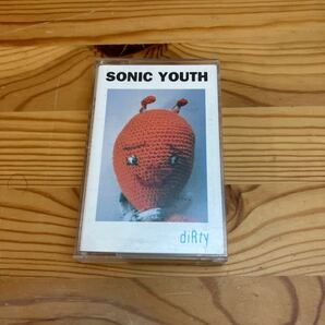 SONIC YOUTH Dirty カセットテープ 1992 David Geffen Company カナダの画像1