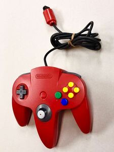 即決！N64「ニンテンドー64 コントローラー　レッド：NINTENDO 64 任天堂」