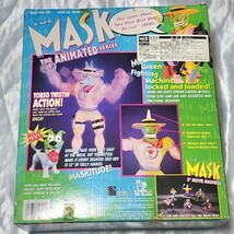 即決1997年 TOY ISLAND THE MASK THE ANIMATED SERIES ザ マスク トーキング アクション フィギュア マイロ 犬 ジム キャリー_画像4