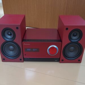 Pioneer パイオニア CDミニコンポーネントシステム X-CM32BT-R 動作品　