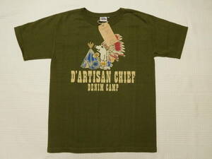 定価9800円＋税★STUDIO D'ARTISAN ステュディオダルチザン Tシャツ 丸胴ボディー ヘヴィーオンス★9850B★SIZE S