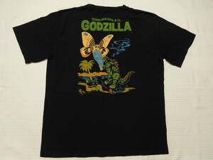  regular price 7300 jpy + tax *STUDIO D'ARTISAN stereo . Dio daruchi The n Godzilla collaboration T-shirt *GZ-004*SIZE XL black with defect 