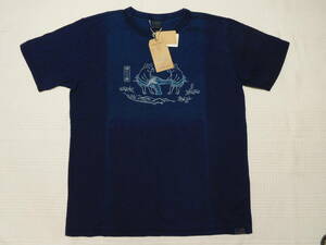 定価8580円（税込み）★STUDIO D'ARTISAN ステュディオダルチザン インディゴ Tシャツ 難あり★8037IND★SIZE M