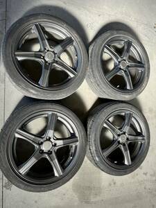 トヨタ　プリウス　50 アルミホイール　タイヤブリジストン215/45R17インチ　4本セット　売り切り