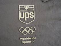 アメリカ製　企業モノ　制服　ユニフォーム　UPS 半袖シャツ　旧ロゴ　オリンピックスポンサー　RIVERSIDE Mくらいです　アメリカ古着_画像3