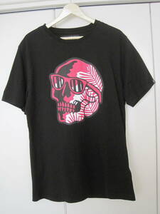 新品　定価18,000円　HYDROGEN ハイドロゲン　PALMS SKULL スカル　ドクロ　Tシャツ　M　三喜商事