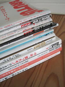 １２冊セット　BRUTUS４冊、Begin、GOOUT、Pen２冊、２nd、CLUEL HOMME、Discover Japan２冊