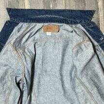 希少★70年代 USA製リーバイス デニムジャケット ケアタグ Levi's 70505 Denim Jacket 3rd 4th 70s 80s 90s アメリカ製 Gジャン インディゴ_画像4