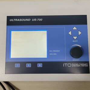 イトー 伊藤超短波 超音波治療器 UＳ-700 ITO 通電確認のみ 現状品の画像2