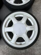 AVS VS6 YOKOHAMA 16×7J+30 114.3-4H ４本 ヨコハマ アルミ ホイール センターキャップ USDM JDM 当時物 希少_画像5