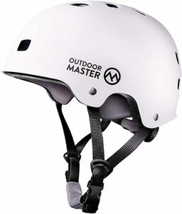 OUTDOORMASTER bicycle helmet L size white 