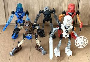 LEGO　BIONICLE　レゴ　バイオニクル　 8534タフー　8536コパカ　8533ガーリ　8531オワツ　8532オヌー　廃盤品　部品足りない　セット