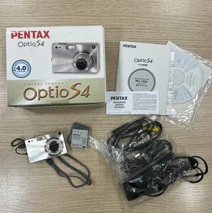 ＃20407　【電源確認済み】PENTAX OptioS4 ペンタックス オプティオ デジカメ 光学機器 電池式 コンパクトデジタルカメラ コンデジ