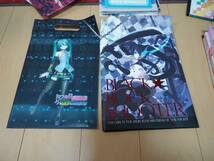 初音ミク　ブラックロックシューター　グッズ詰め合わせ　クリアファイル　コースター　ねんどろパーツ　CD 雑誌　ミクの日感謝祭　ミクパ_画像6