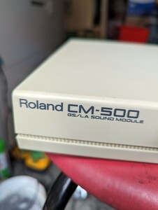 Roland Roland sound module CM-500 model DM-500N electrification verification Junk 