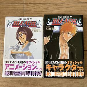 【カード未開封・全初版帯付】BLEACH ブリーチ オフィシャルキャラクターブック SOULs. アニメーションブック VIBEs. 久保帯人 送料185円