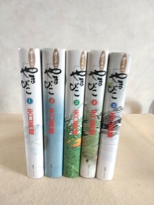 オーイやまびこ　矢口高雄　全5巻　全初版　講談社　ハードカバー