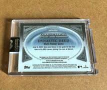 2023 Topps Dynasty Corbin Carroll Auto コービンキャロル　RC 直書き　サイン　ダイヤモンドバックス　MLB _画像2