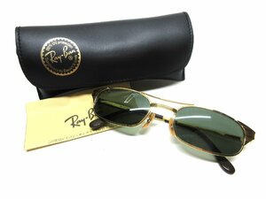 未使用(デッドストック) B&L RayBan SIGNET W1396 ボシュロム シグネット/G-15/ゴールド/サングラス/USA/アメリカ/米国製