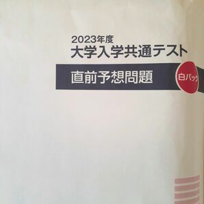 代々木ゼミナール 2023年度 大学入学共通テスト 直前予想問題 白パック