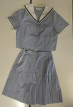 岡山県[山陽女子高等学校]　夏服セーラー服2点セット　旧モデル　小野塚秋良　160サイズ(60.51)　正規品_画像1