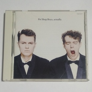 国内盤CD★ペットショップ・ボーイズ「哀しみの天使」Pet Shop Boys , actually