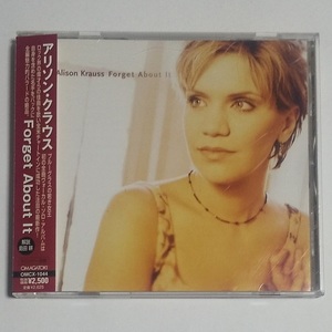 国内盤CD★アリソン・クラウス「フォーゲット・アバウト・イット」帯付　Alison Krauss / Forget About It