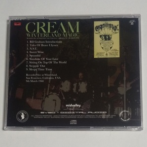 CD★CREAM「WINTERLAND AND MAGIC」Eric Clapton / Jack Bruce / Ginger Baker MID VALLEY コレクターズの画像2