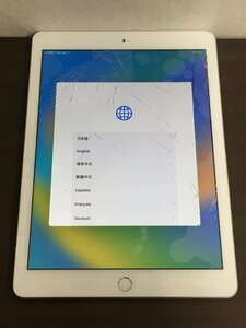 Apple iPad5 32GB 画面割れ バッテリー100% Wi-Fiモデル MP2G2J/A シルバー A1822 現状品