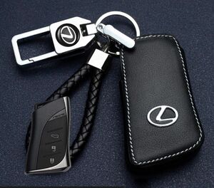 レクサス専用 キーケース レザー製 LEXUS キーカバー キーホルダー LS UX NX LC LX LBX RX RZ LM GX ES スマートキー キーレス