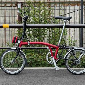 BROMPTON S6R 2022年モデル リアキャリア付 ブロンプトン 中古美品【輪行袋、レックマウント付】の画像1