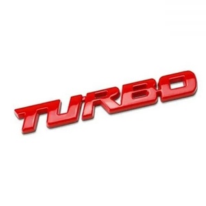 TURBO ターボ　エンブレム　レッド-2