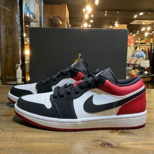 AIR JORDAN 1 LOW エアジョーダン1ロー つま黒 553558-116 size 26.5cm ほぼ未使用品