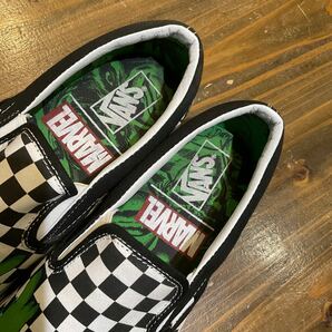 VANS Classic Slip-On Hulk バンズ クラシック スリッポン ハルク チェッカーフラッグ 美中古品 size 28.5cm の画像4