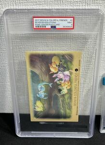 PSA9 ポケモン　イーブイカラフルフレンズ　イーブイ　ブイズ　ブラッキー　エーフィ　グレイシア　ブースター　ポケモンセンター　クリア