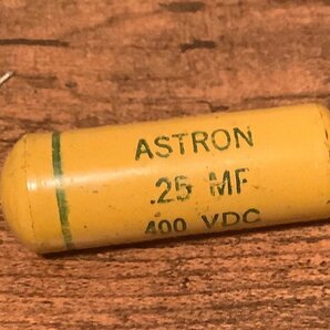 ビンテージ Astron .25 400v コンデンサ (電子部品)(在庫1)の画像1