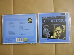 CD Solomon Burke 「ROCK ‘N SOUL」 輸入盤 RSACD861 ドイツ製 美盤 ジャケットに微かな汚れ 同名LP (Stereo)＋ボーナス8曲(Mono)の全20曲