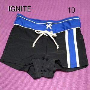 IGNITE イグナイト 水着 パンツ ショーツ 10 女の子 男の子 L 子供 キッズ 小柄 ボクサー ジュニア