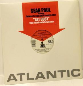 A&P▲LP SEAN PAUL / GET BUSY (CLAP YOUR HANDS NOW REMIX)