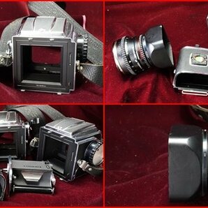 A&P HASSELBLAD：500CM「BODY-2台＋プラナ－80mm＋マガジン1」完動品；（現状渡）の画像4