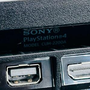 【FW7.00】SONY PS4 プレステ4 CUH-2200A 500GB ジェット ブラック 付属完品 FW9.00以下 箱ありの画像8