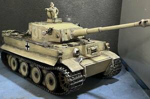 1/35 タミヤ製　ドイツ重戦車　タイガーⅠ 極初期生産型　完成品